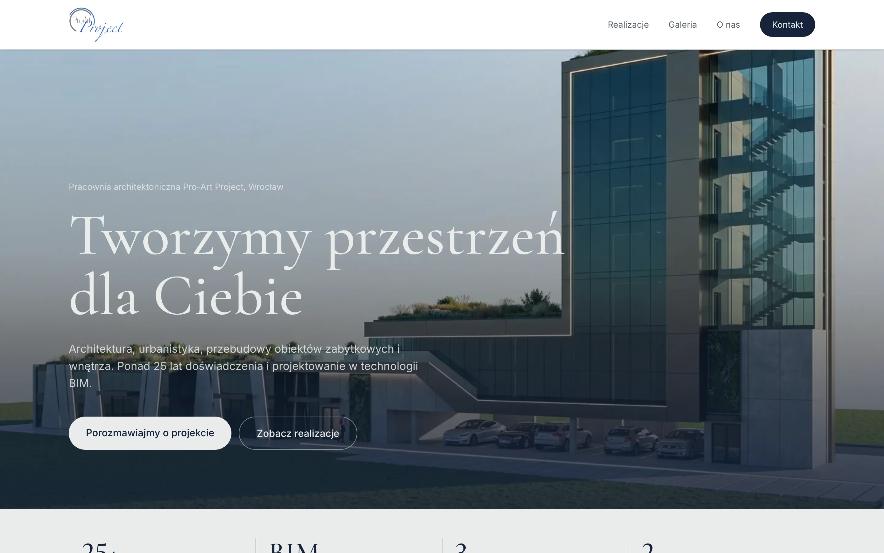 Strona internetowa ProArt Project